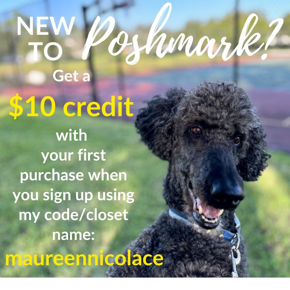 $10 CREDIT FOR SIGNING UP TO POSHMARK!!